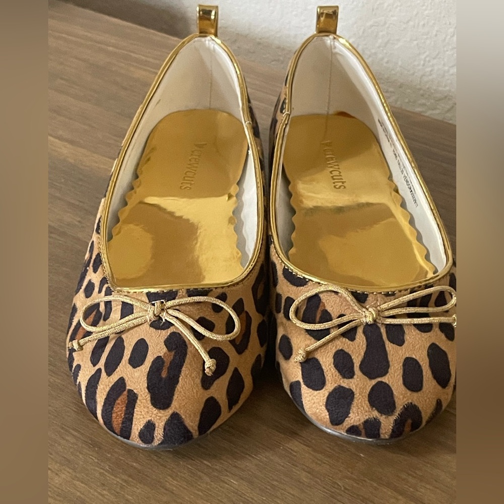 Little Girls Crewcuts Leopard Loafers SZ 1